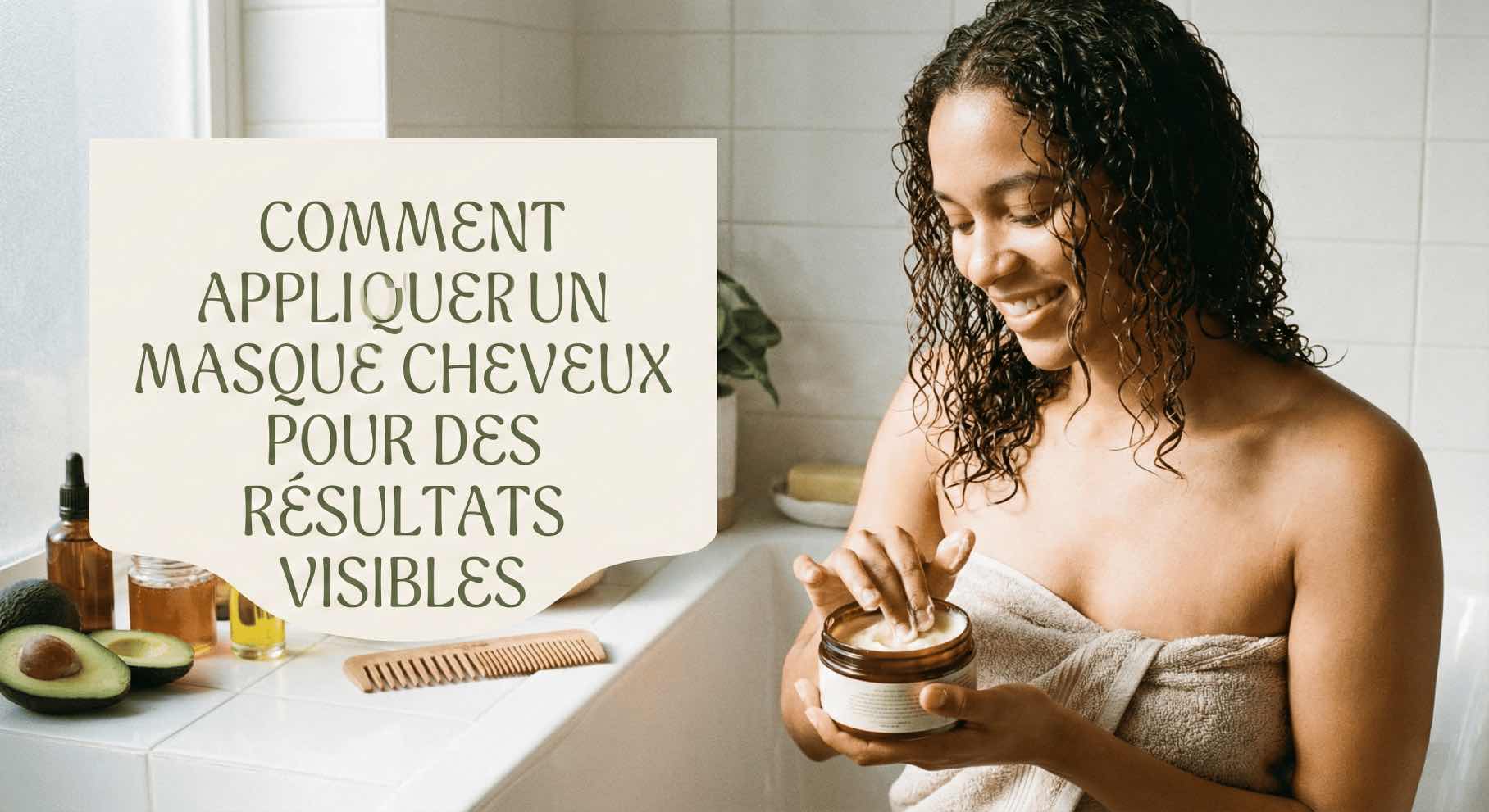 Comment appliquer un masque cheveux pour des résultats visibles
