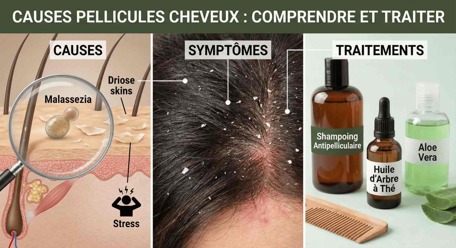 Causes Pellicule Cheveux : Comprendre et Traiter