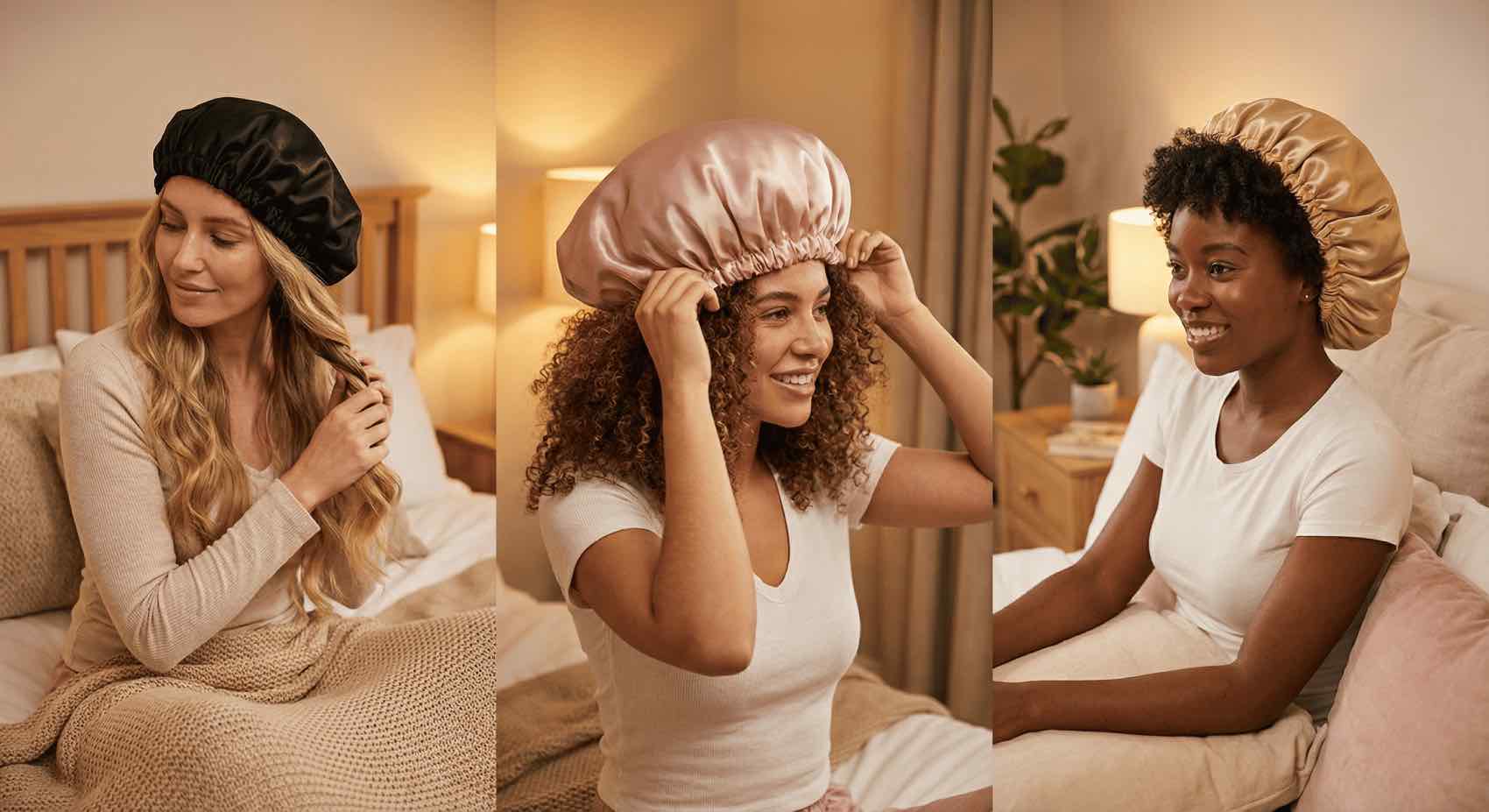 Comment mettre un bonnet en satin selon votre type de cheveux ?