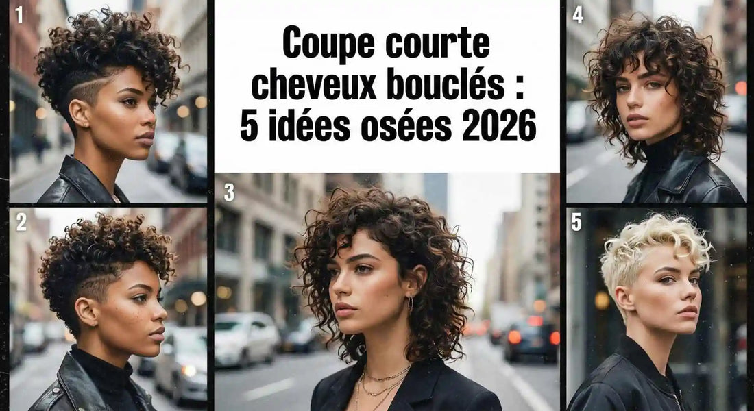 Coupe courte cheveux bouclés : 5 idées osées 2026