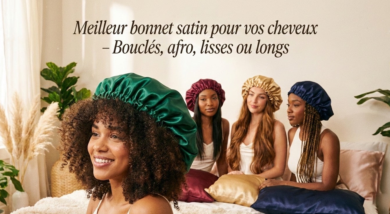 Meilleur bonnet satin pour vos cheveux – Bouclés, afro, lisses ou longs