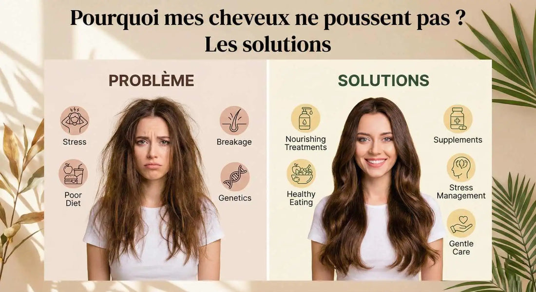 Pourquoi mes cheveux ne poussent pas ? Les solutions