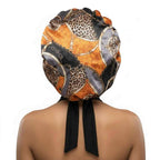 Bonnet de nuit en satin avec attaches – Maintien parfait toute la nuit