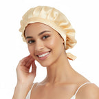 Bonnet de nuit satin réglable femme – Maintien et élégance de nuit