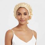 Bonnet de nuit satin réglable femme – Maintien et élégance de nuit