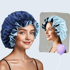 Bonnet de nuit satin réversible