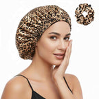 Bonnet en satin cheveux naturels – Beauté et hydratation naturelle