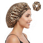 Bonnet en satin cheveux naturels – Beauté et hydratation naturelle