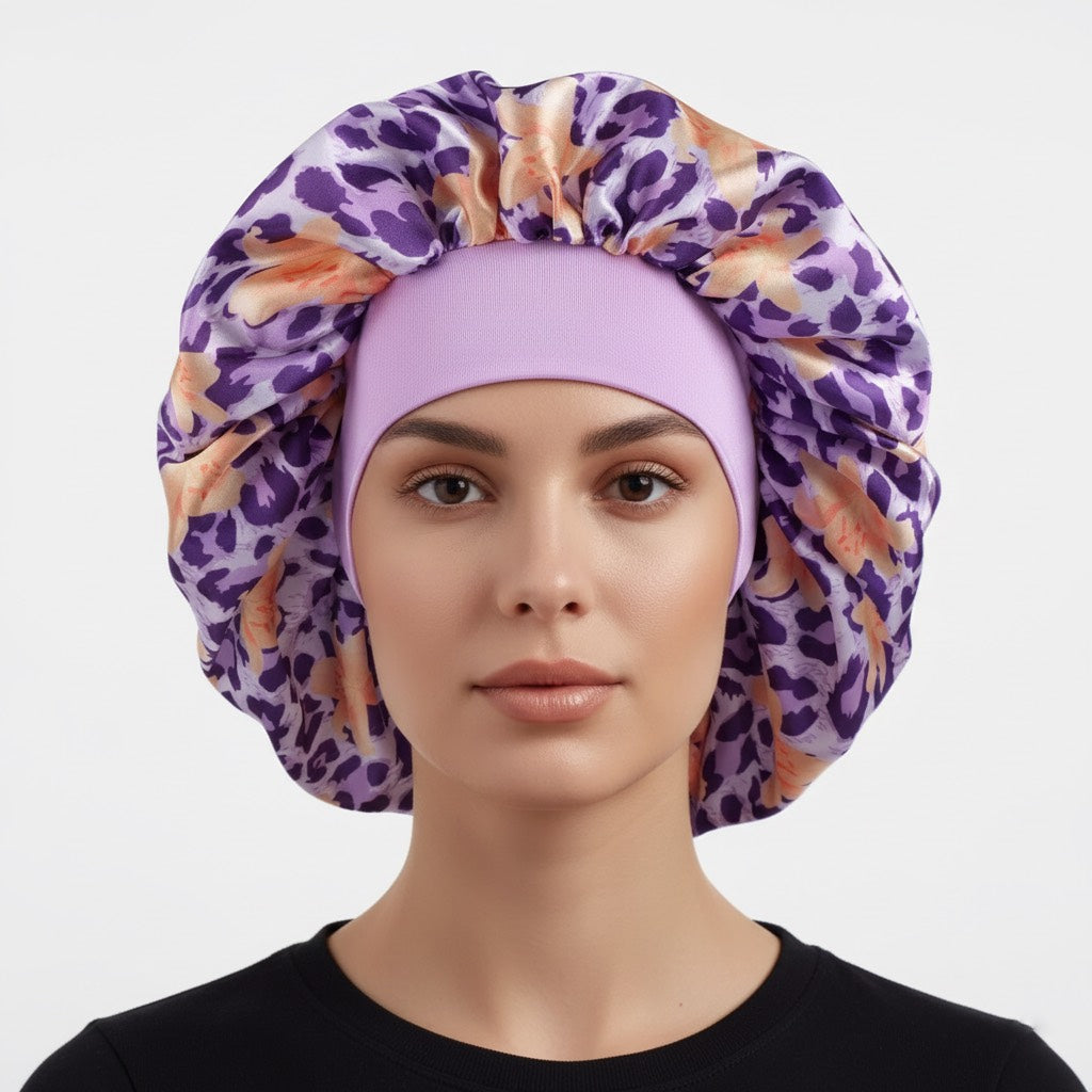 Bonnet en satin femme coloré – Style tendance et cheveux protégés