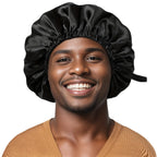 Bonnet en satin homme