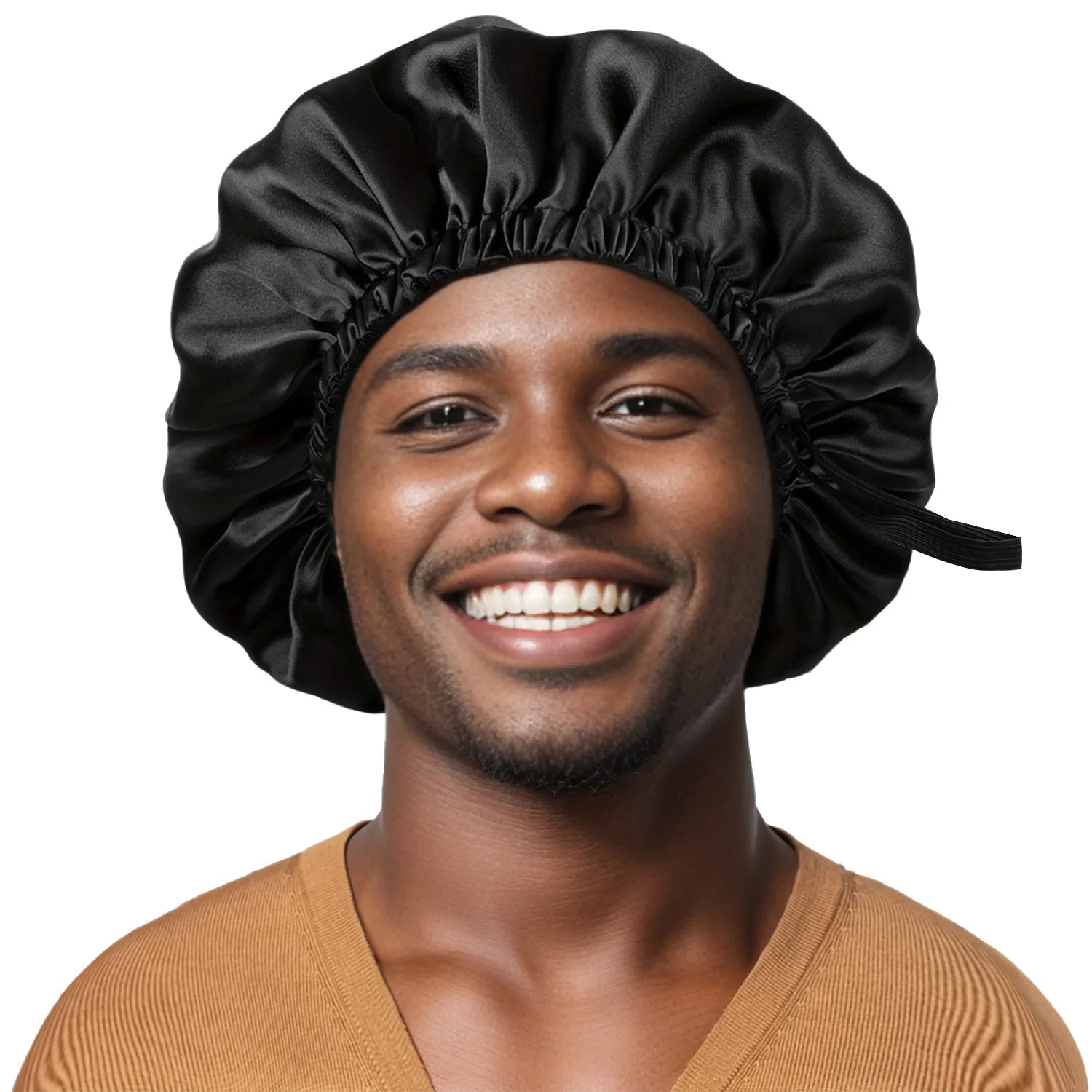 Bonnet en satin homme