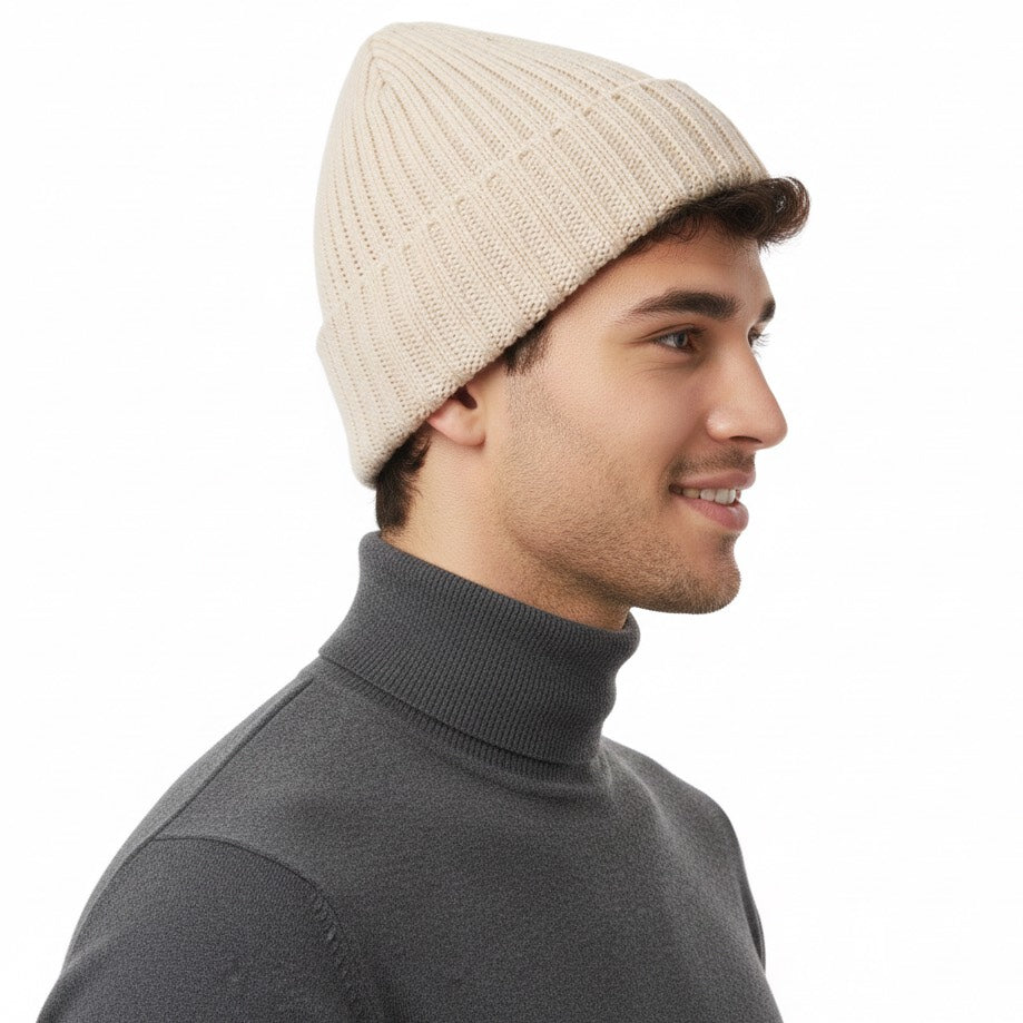 Bonnet hiver laine doublé satin – Chaleur et cheveux protégés