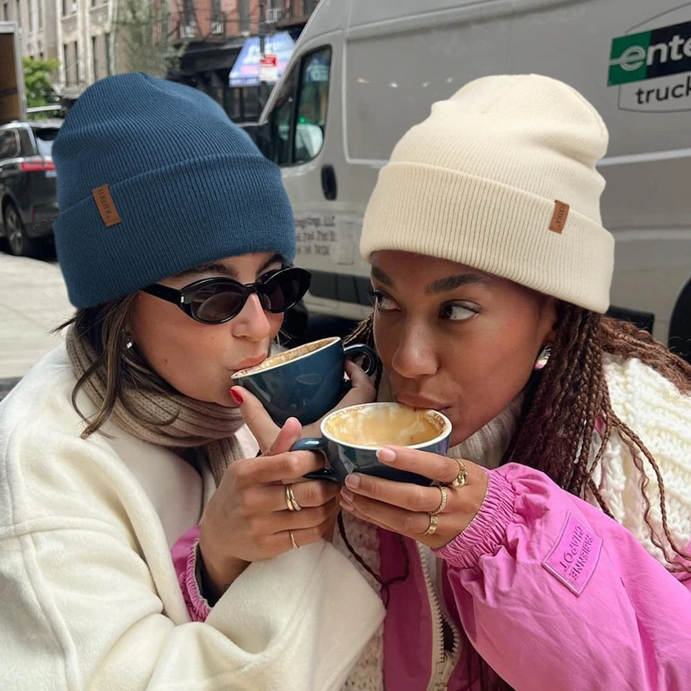 Bonnet intérieur satin hiver mixte beige