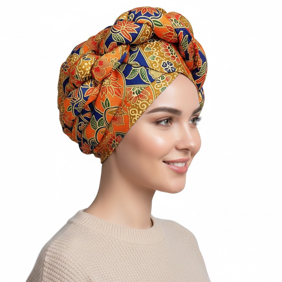 Bonnet satin cheveux afro pour dormir – Confort et soin capillaire