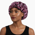 Bonnet satin cheveux bouclés – Préserve vos boucles pendant la nuit