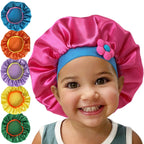 Bonnet satin enfant plusieurs coloris