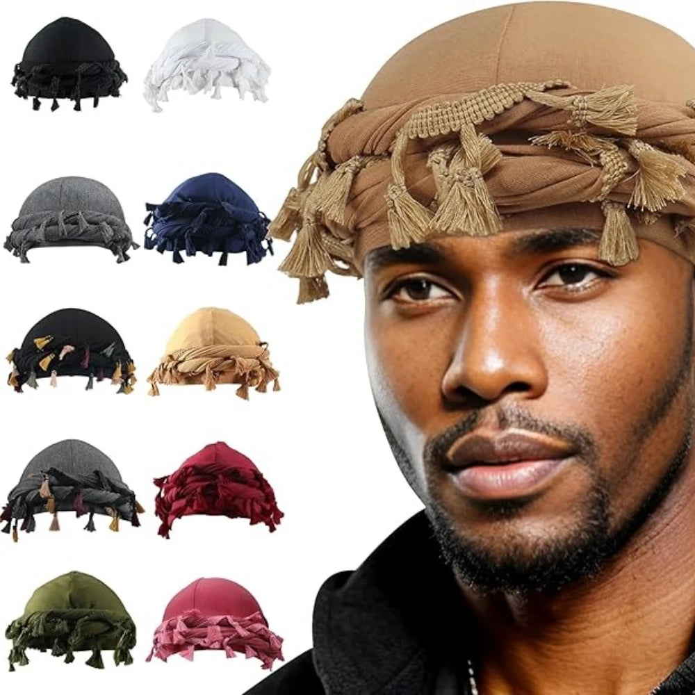 Bonnet satin homme cheveux courts