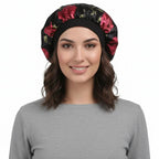 Bonnet satin femme floral – Confort et soin capillaire pendant le sommeil