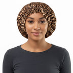 Ensemble bonnet en satin cheveux long et court - Soin et brillance assurés