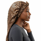 Ensemble bonnet en satin cheveux long et court - Soin et brillance assurés