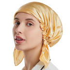 Bonnet de nuit en satin – Confort et protection pour vos cheveux