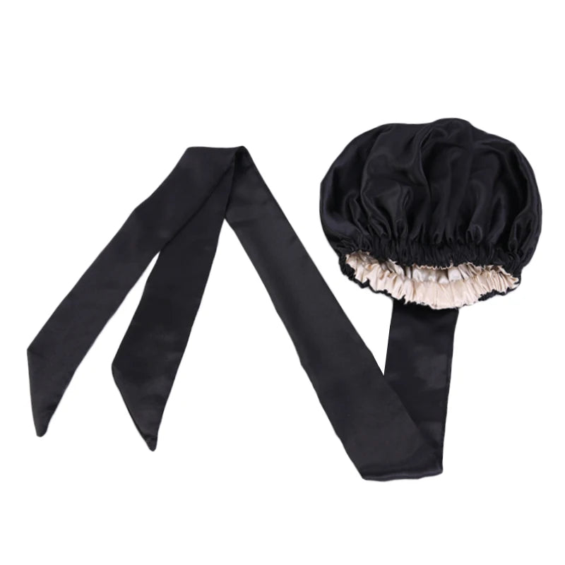 Bonnet satin cheveux afro anti-casse – Soin et hydratation continue