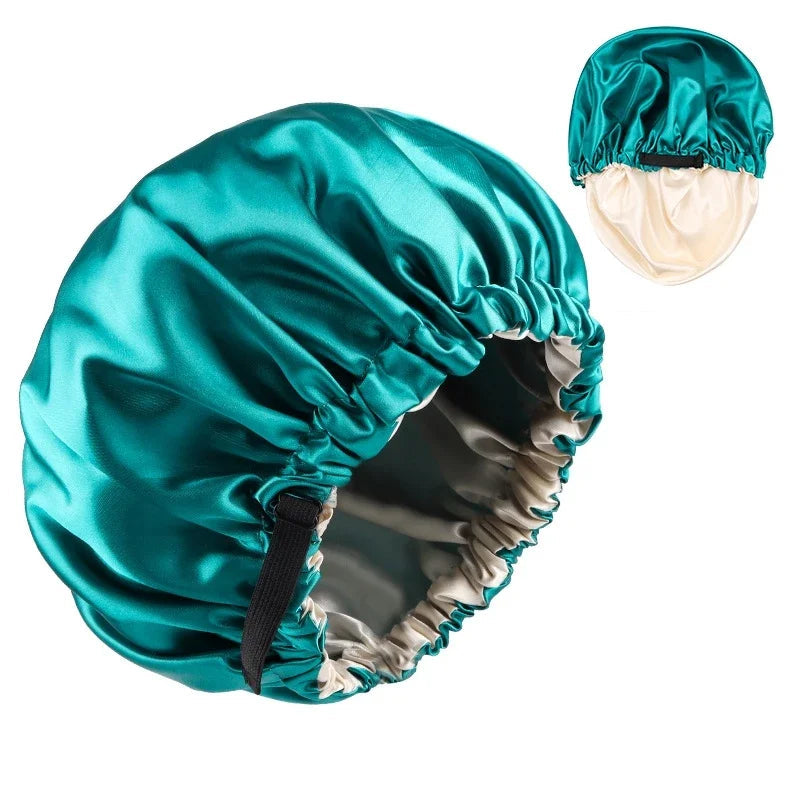Bonnet intérieur satin réversible – Style et soin en toute saison