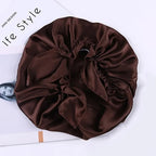 Bonnet de nuit en satin – Confort et protection pour vos cheveux