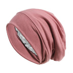 Bonnet intérieur satin femme voilée – Doublure douce et respirante