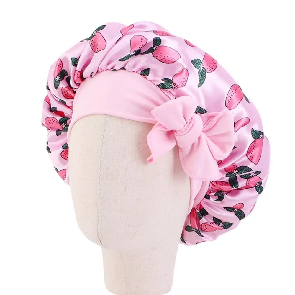 Bonnet satin fille – Anti-frisottis et douceur nocturne