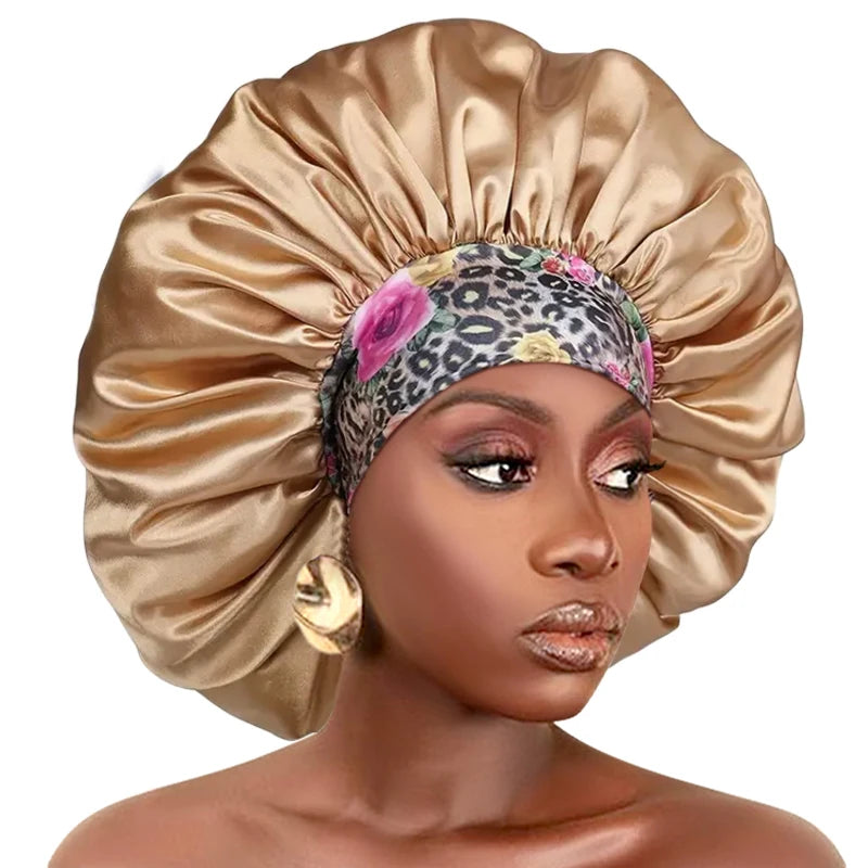 Bonnet de nuit satin coloré – Style et confort réunis