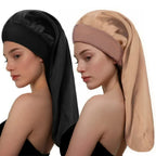 Bonnet satin cheveux lisses – Protection et douceur soyeuse