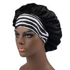 Bonnet en satin femme cheveux bouclés – Anti-casse et hydratation