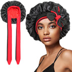 Bonnet satin cheveux afro pour dormir – Douceur et soin réparateur
