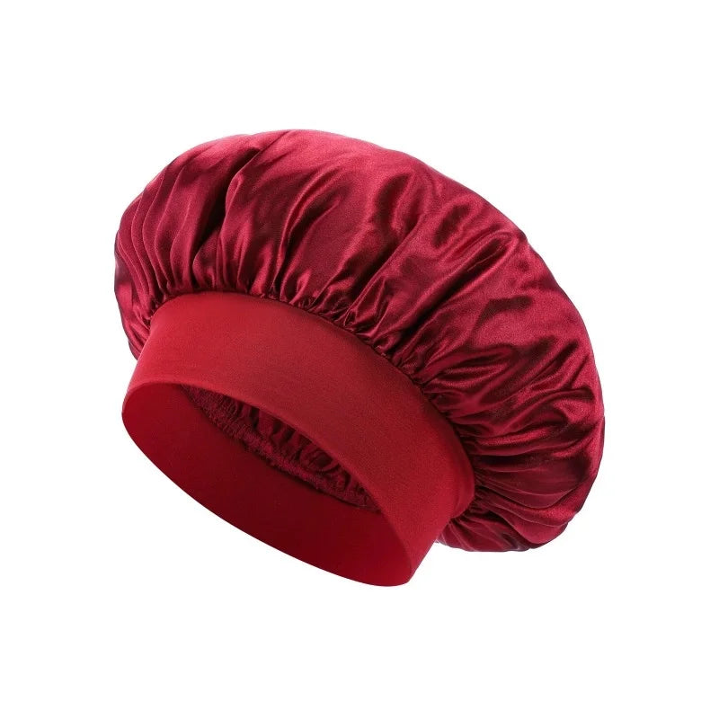Bonnet satin femme crépue – Hydrate et protège vos cheveux texturés
