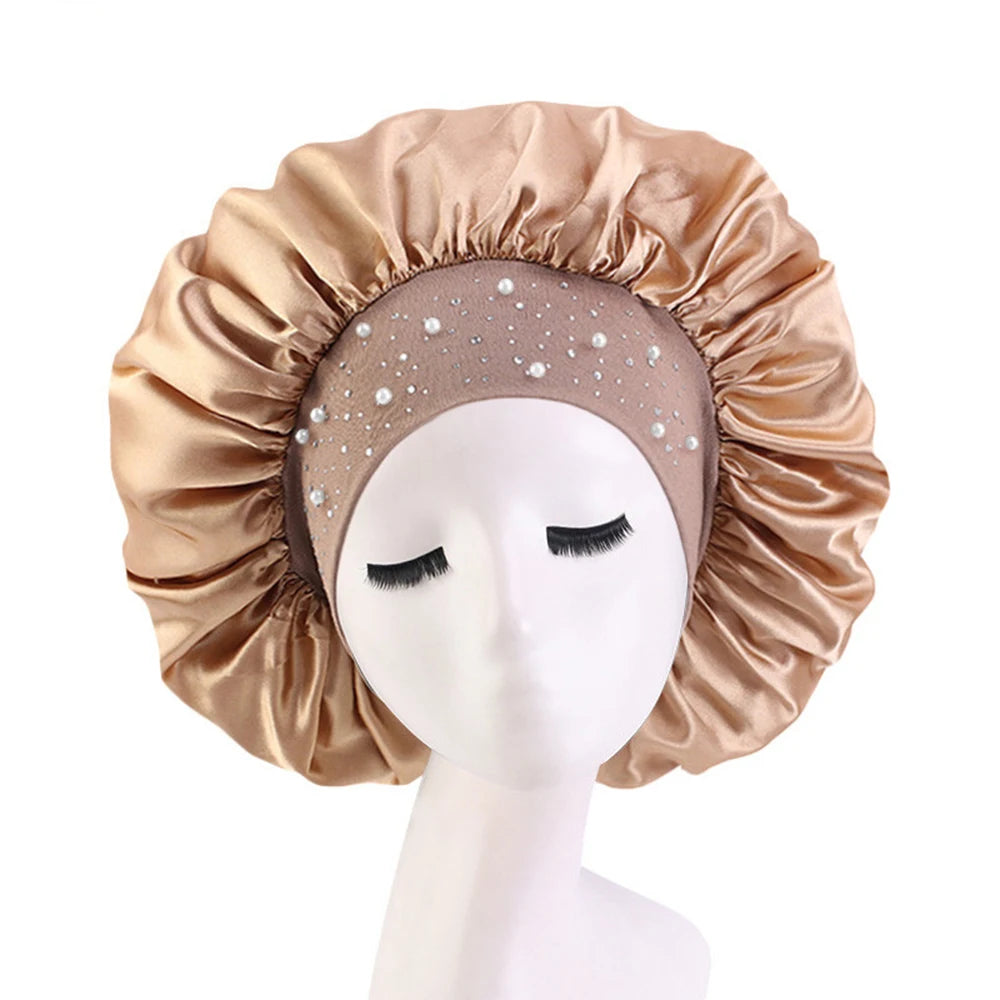 Bonnet satin spécial boucles – Confort et définition naturelle