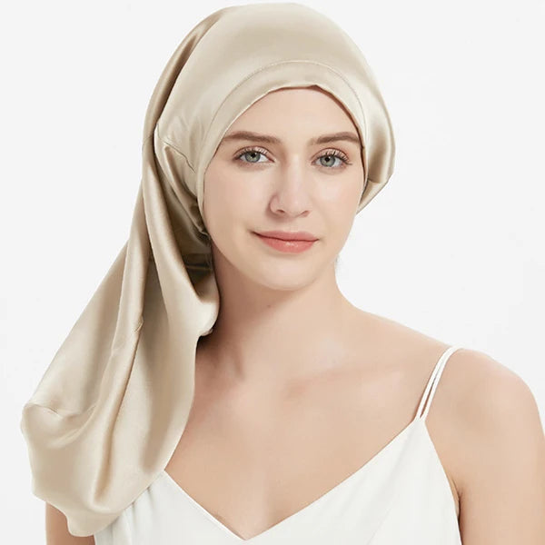 Bonnet satin cheveux lisses et brillants – Soin capillaire sans frisottis