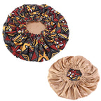 Bonnet en satin femme africain – Style moderne