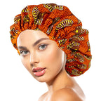 Bonnet de nuit en satin wax – Élégance africaine et confort nocturne