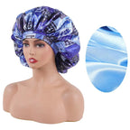Bonnet satin cheveux crépus et frisés – Brillance et nutrition capillaire