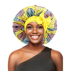 Bonnet satin cheveux afro – Hydratation et soin capillaire intensif