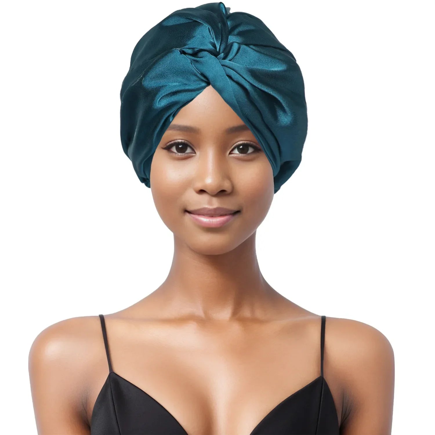 Bonnet de nuit en satin doux – Toucher soyeux et confort total