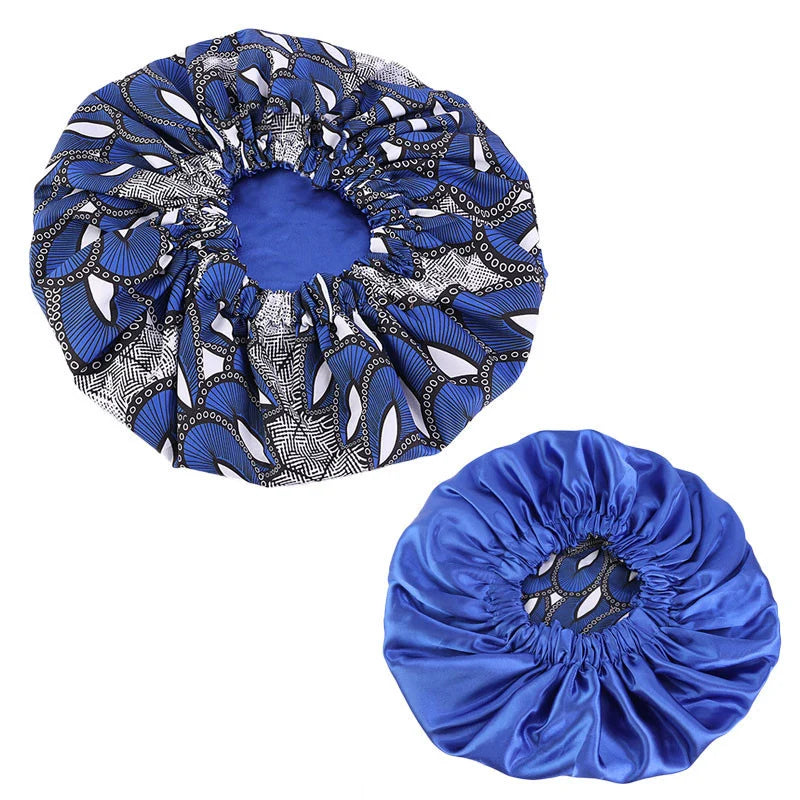 Bonnet de nuit satin femme afro crépus – Soin et hydratation renforcés