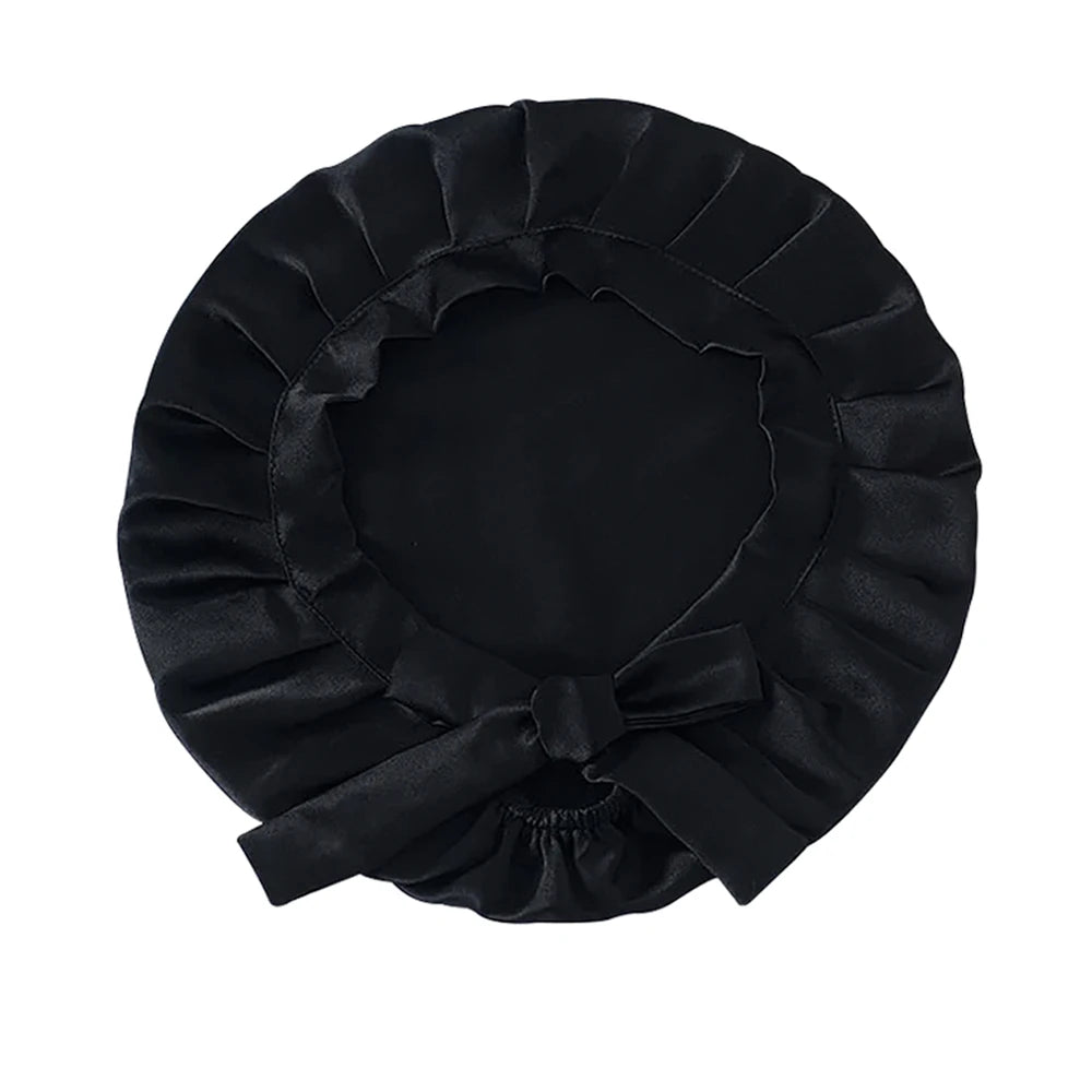 Bonnet de nuit satin réglable femme – Maintien et élégance de nuit