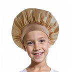 Bonnet en satin enfant – Douceur et protection des cheveux fragiles