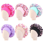 Bonnet en satin bébé nuit paisible – Anti-frottement et confort garanti