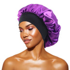 Bonnet satin cheveux afro et frisés – Anti-casse et anti-frisottis