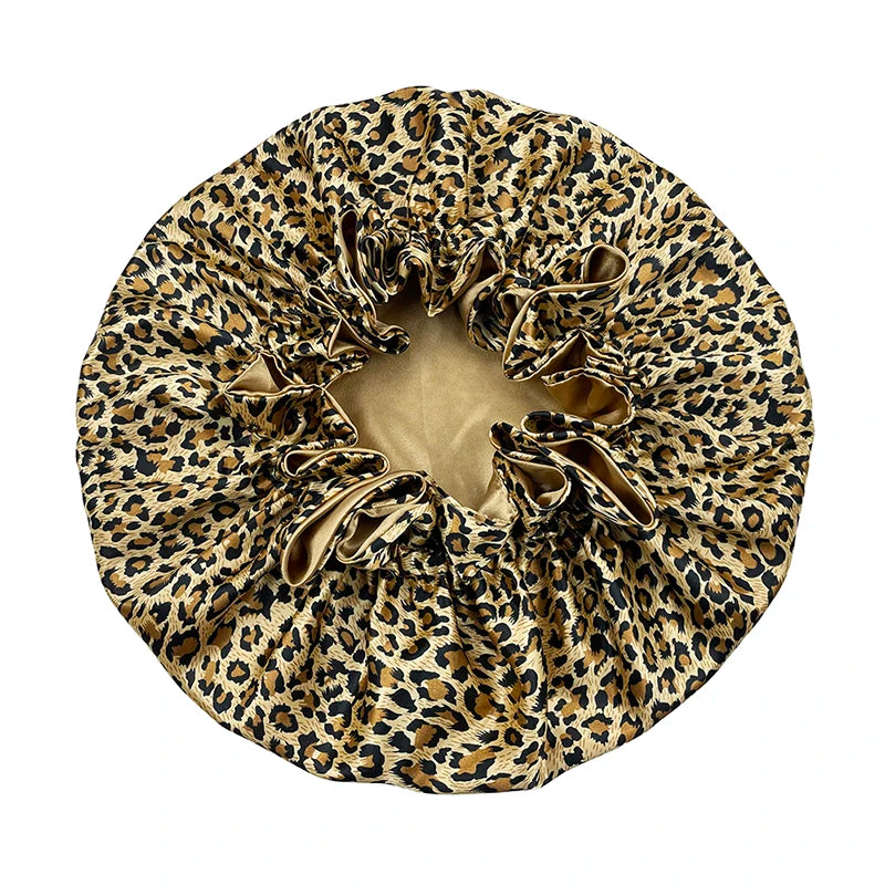 Bonnet femme satin réversible – Douceur et soin capillaire quotidien
