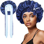 Bonnet satin cheveux afro pour dormir – Douceur et soin réparateur