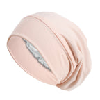Bonnet intérieur satin femme voilée – Doublure douce et respirante